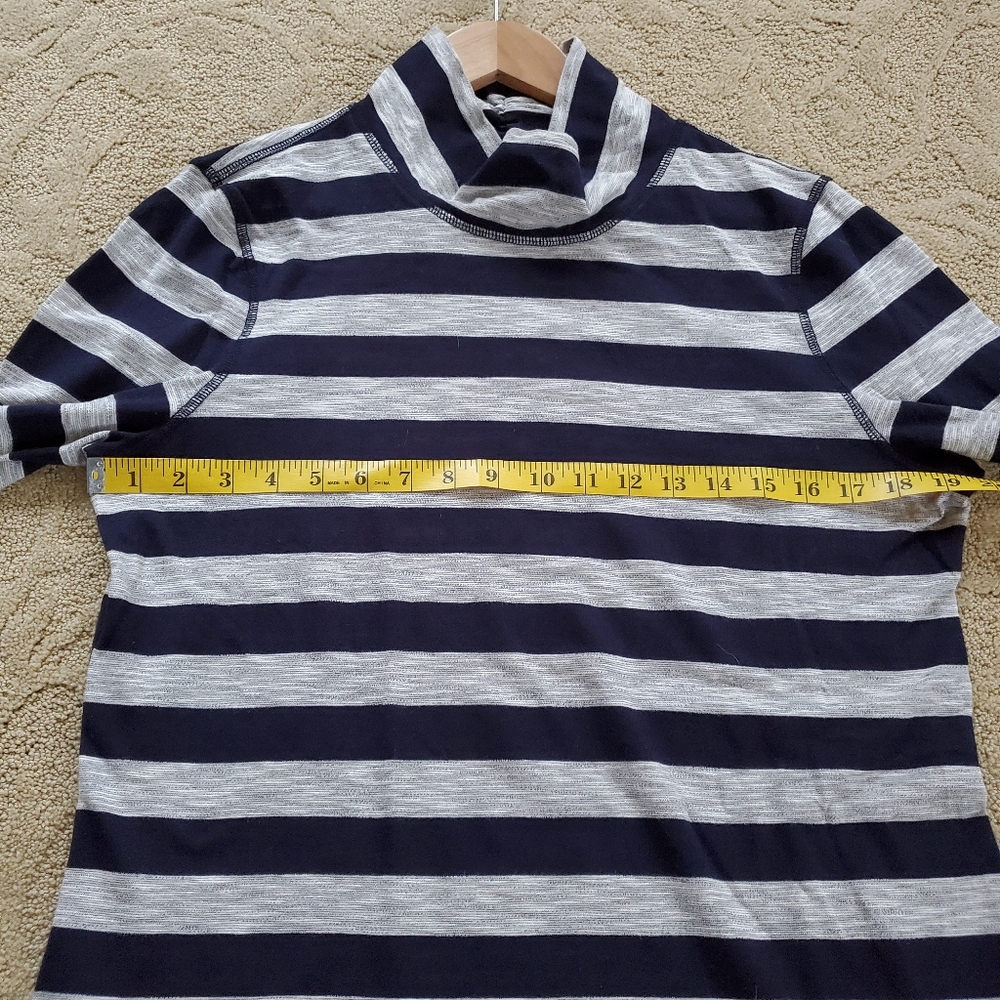 T By Talbots Striped Top Large - image 3